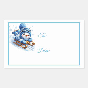 Christmas Sticker Gift Tags