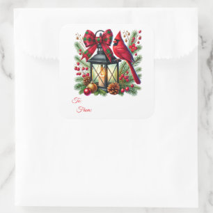 Christmas Sticker Gift Tags