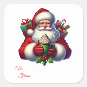 Christmas Sticker Gift Tags