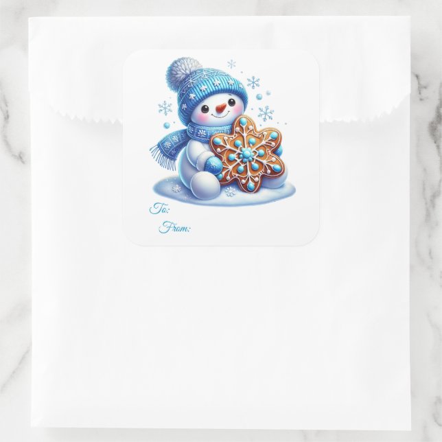 Christmas Sticker Gift Tags (Bag)