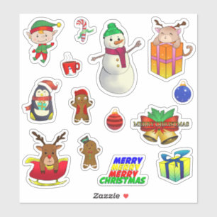 Christmas sticker pack