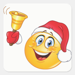 *CHRISTMAS STICKER* WITH **IMOGI SANTA CLAUS** SQUARE STICKER