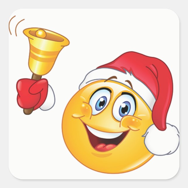 *CHRISTMAS STICKER* WITH **IMOGI SANTA CLAUS** SQUARE STICKER (Front)