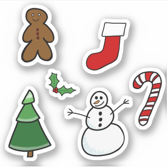 Christmas Stickers (Front)