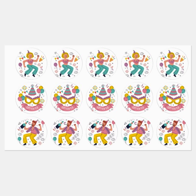 Christmas Stickers  (Sheet)