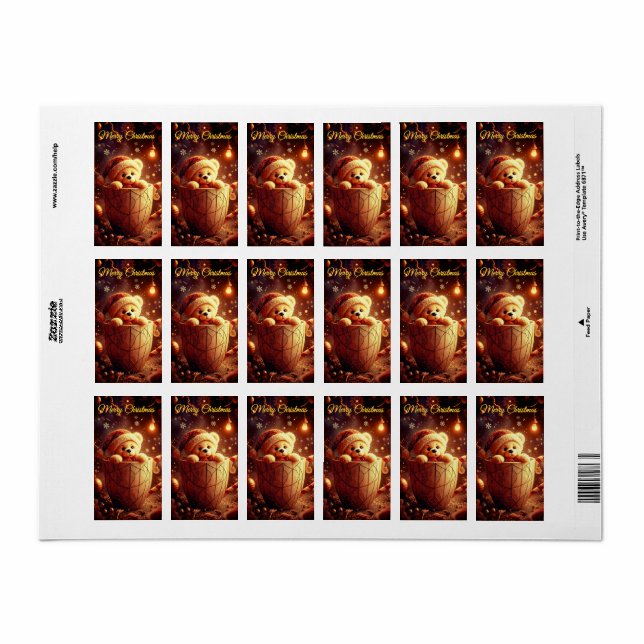 Christmas stickers (Full Sheet)