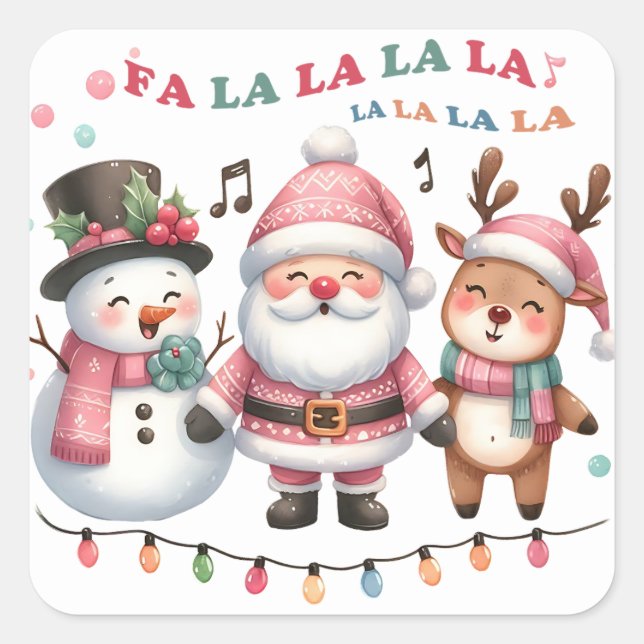 Christmas  Stickers (Front)