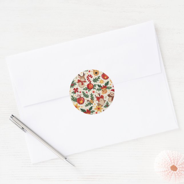 christmas stickers (Envelope)