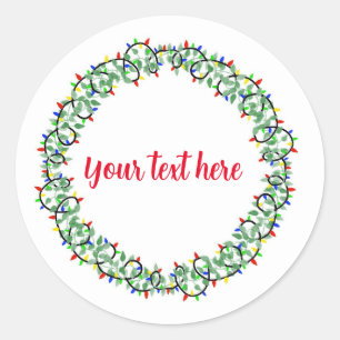 Christmas stickers labels