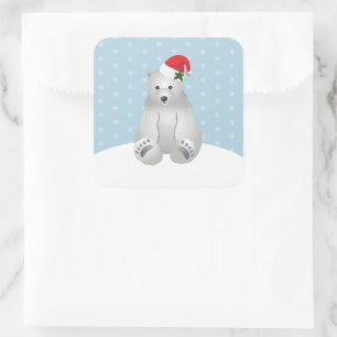 Christmas Stickers Polar Bear