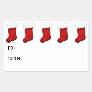Christmas stickers template