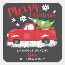 Christmas Stickers Ute Christmas Stickers