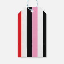 Christmas Stinks! Striped gift tag