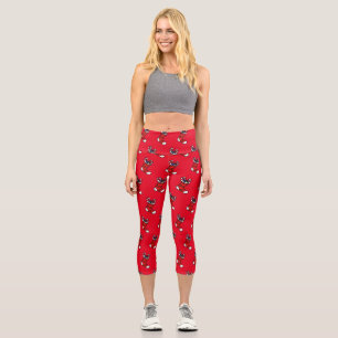 Christmas stocking capri leggings