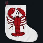 Christmas stocking Cute Lobster Nautical beach<br><div class="desc">Style, Individualise & Personalise almost anything that comes mind. Customise your whole world With A Wide Variety of Unique Zazzle Products to Choose from. Find Or Create those one-of-a-kind gifts you just cant find anywhere else. Merchandising in Unique Customisable Apparel & Unique Home Decor and much more. Inspired by the...</div>