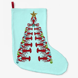 Christmas stocking Cute Lobster Nautical beach