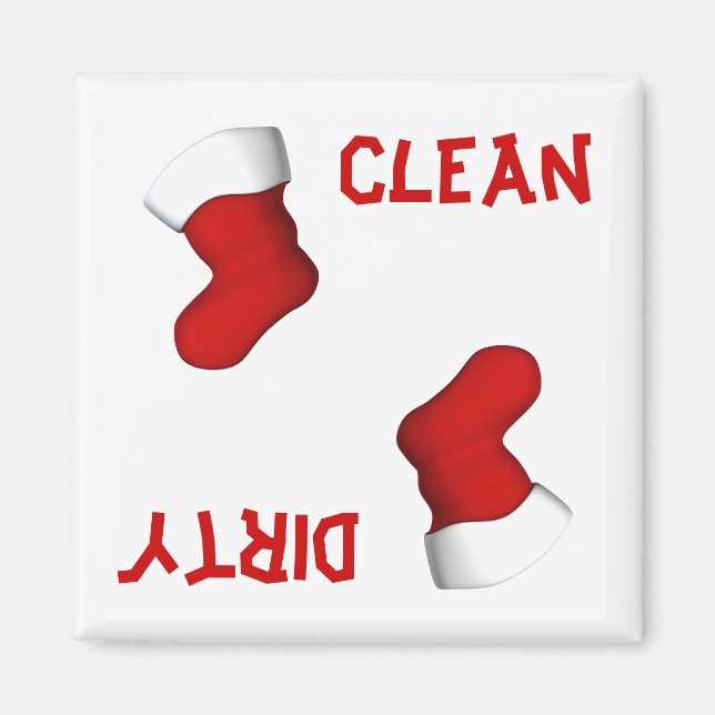 Christmas Stocking Dishwasher Magnet (Front)