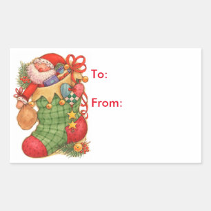 Christmas Stocking - Gift Tags