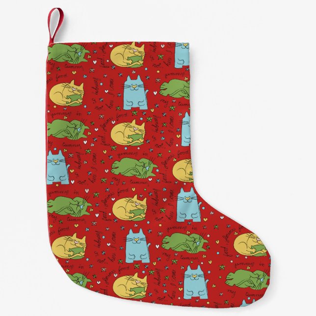Christmas Stocking Here, Kitty, Kitty (Front)