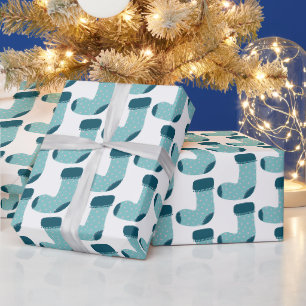 Christmas Stocking Holiday Wrapping Paper