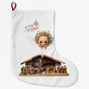 Christmas Stocking, Jesus Christ Large Christmas Stocking