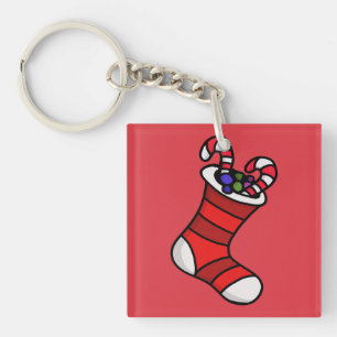 Christmas stocking key ring