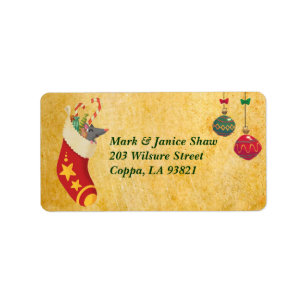 Christmas Stocking Label