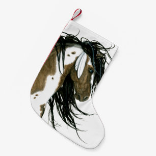 Christmas Stocking Majestic Horses by Bihrle