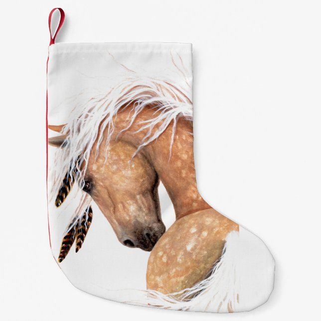 Christmas Stocking Majestic Palomino Horse Bihrle (Front)