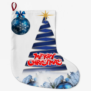 Christmas Stocking, Merry Christmas Large Christmas Stocking