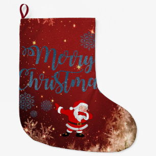 Christmas Stocking, Merry Christmas Large Christmas Stocking
