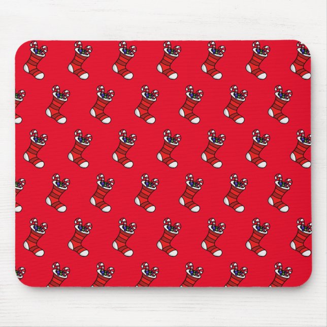 Christmas stocking mouse mat (Front)