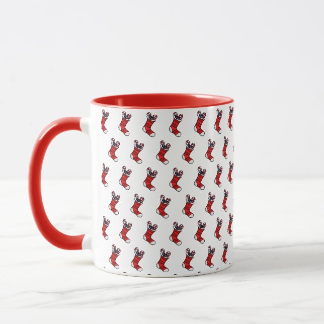 Christmas stocking mug (Left)