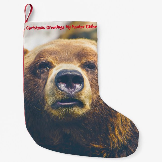 Christmas Stocking My Hunter Gatherer (Front)