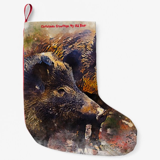 Christmas Stocking My Old Boar (Front)