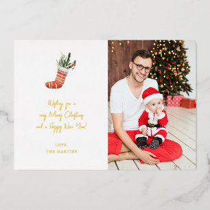 Christmas Stocking Note Photo Verti Christmas