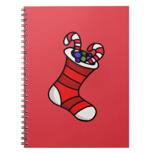 Christmas stocking notebook
