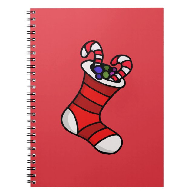 Christmas stocking notebook (Front)
