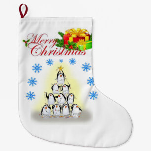 Christmas Stocking, Penguin Large Christmas Stocking