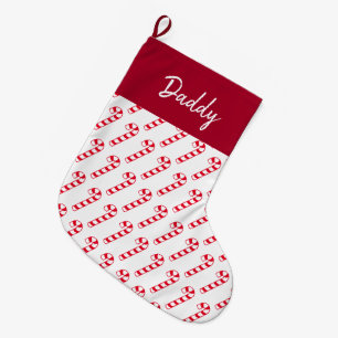 Christmas Stocking - Red Candy Canes