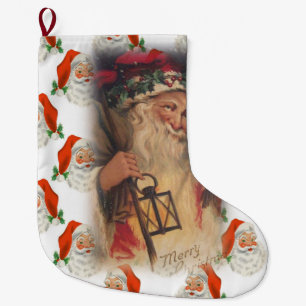 Christmas Stocking, Santa Large Christmas Stocking