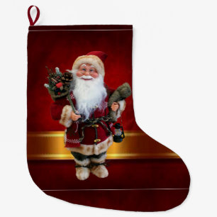 Christmas Stocking, Santa Large Christmas Stocking