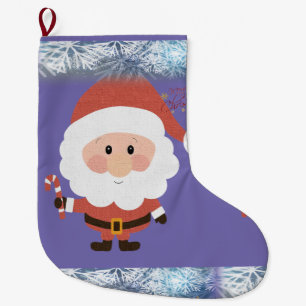 Christmas Stocking, Santa Large Christmas Stocking