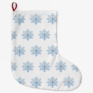 Christmas stocking snowflake design