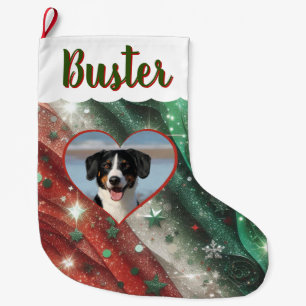 Christmas Stocking with Any Photo, Person or Pet