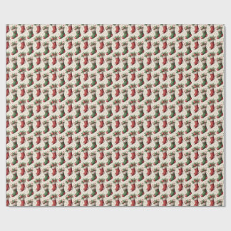 Christmas Stocking Wrapping Paper