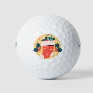Christmas Stocking x Golf Balls