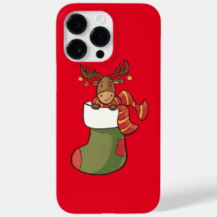 Christmas Stocking X-Mas Pajama Who Loves Reindeer Case-Mate iPhone 14 Pro Max Case