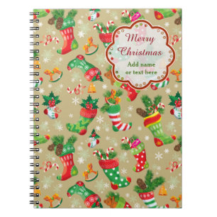 Christmas Stockings and Toys Notebook