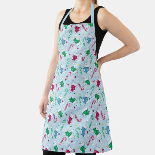 Christmas Stockings, Candy Canes and Snowflakes Apron